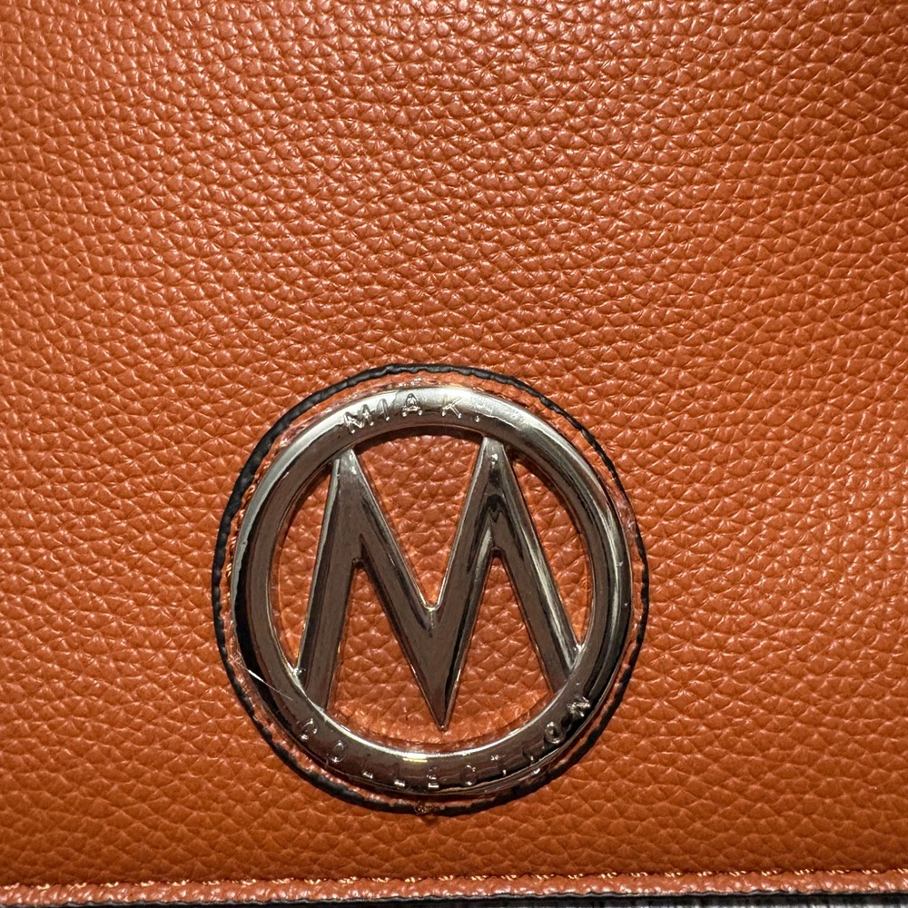 MKF Collection Brown Leather Women's Hobo Bag - Picture 14 of 14